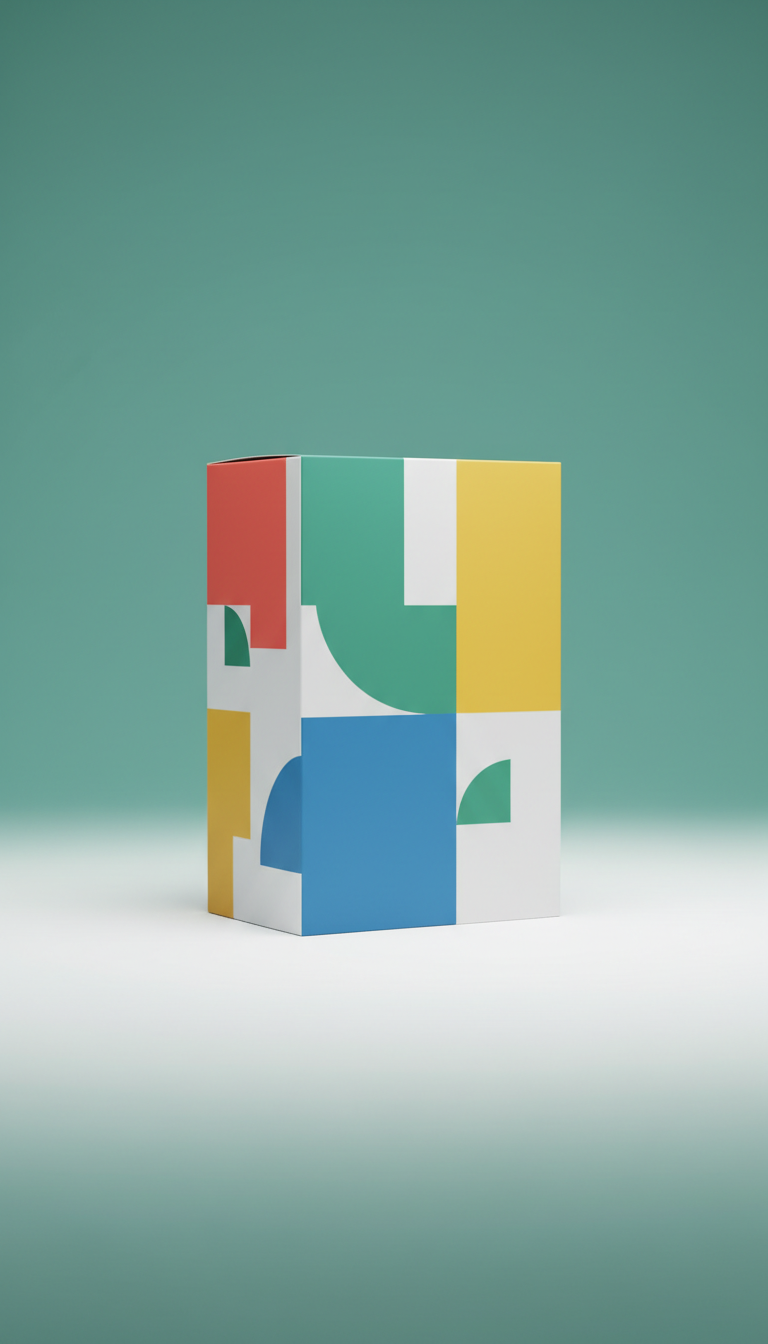 Plantilla colorida en PSD
